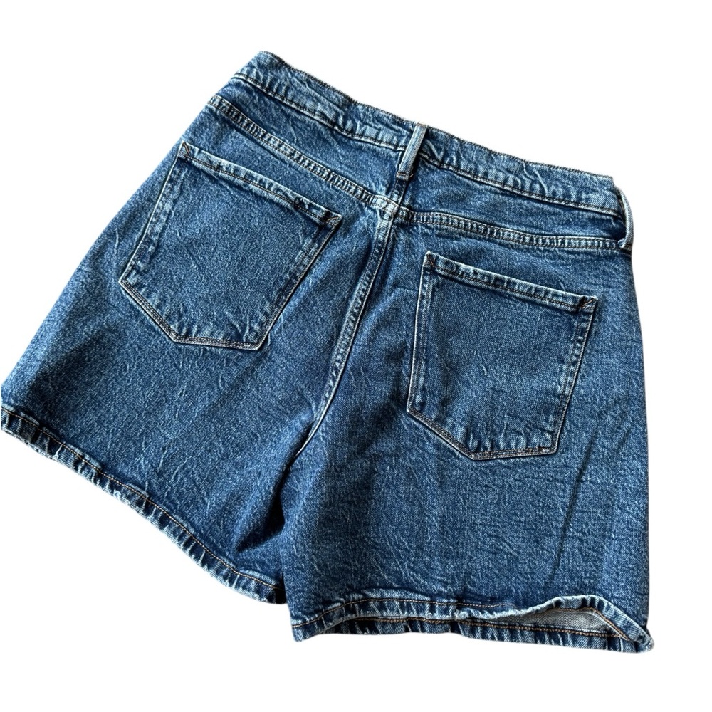 ANA High Rise Denim Shorts Womens Size 10 Blue Jean 5” Inseam Casual Summer - Picture 2 of 4